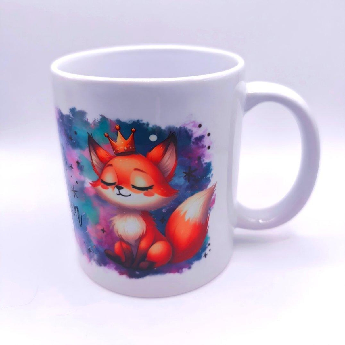 Fuchs mit Krone Tasse